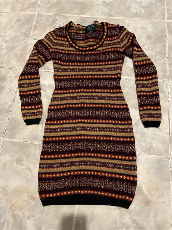 Jean Paul Gaultier Dresses & Skirts - Vintage 90s Jean Paul Gaultier Maille Mesh Knit Wool Dress Sweater SZ 42